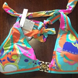 NWT! Trina Turk Bikini Top. size 12